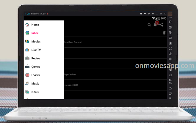 onmovies app for pc